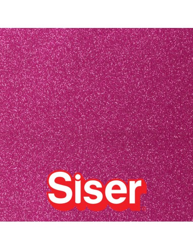 EasyPSV Permanent Glitter SISER - Vinyle autocollant pailleté - PINK FLIRT