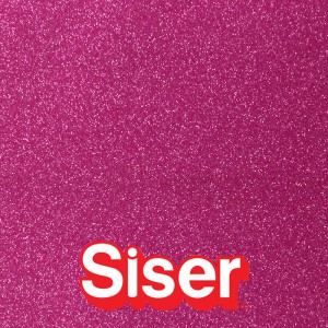 EasyPSV Permanent Glitter SISER - Vinyle autocollant pailleté - PINK FLIRT