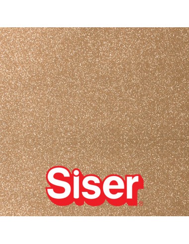 EasyPSV Permanent Glitter SISER - Vinyle autocollant pailleté - GLIMMERING GOLD
