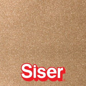EasyPSV Permanent Glitter SISER - Vinyle autocollant pailleté - GLIMMERING GOLD