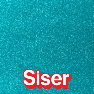 EasyPSV Permanent Glitter SISER - Vinyle autocollant pailleté - SPARKLING AQUA