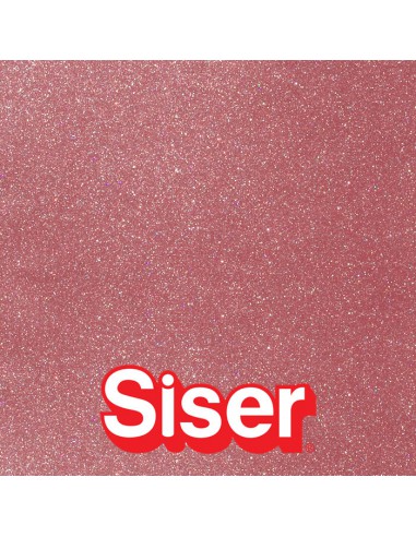 EasyPSV Permanent Glitter SISER - Vinyle autocollant pailleté - ROSE GOLD