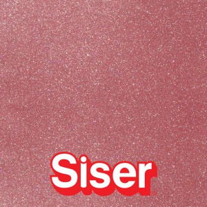 EasyPSV Permanent Glitter SISER - Vinyle autocollant pailleté - ROSE GOLD