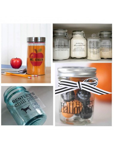 PAPIER TRANSPARENT ADHÉSIF IMPRIMABLE 21,6cm x 28cm - impression jet d'encre