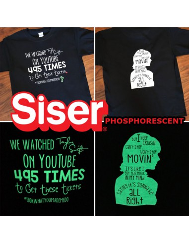 EasyWeed SISER - Flex Thermocollant - GLOW IN THE DARK - le mètre