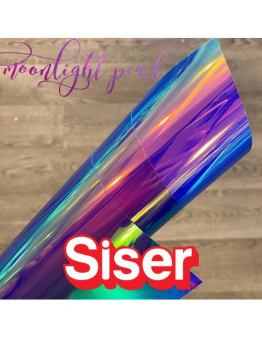 Holographic SISER - Flex Thermocollant - MOONLIGHT PEARL - le mètre