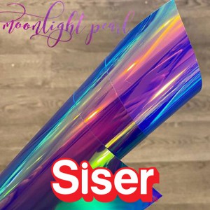 Holographic SISER - Flex Thermocollant - MOONLIGHT PEARL - le mètre