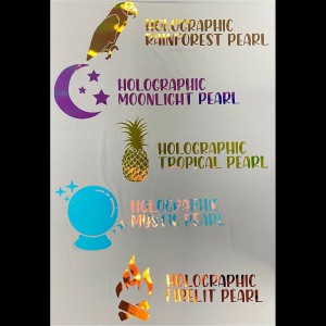 Holographic SISER - Flex Thermocollant - MOONLIGHT PEARL - le mètre