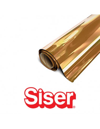 METAL SISER - Flex Thermocollant - GOLD - la feuille de 50,8cmx30cm