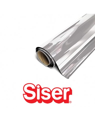 METAL SISER - Flex Thermocollant - SILVER - la feuille de 50,8cmx30cm