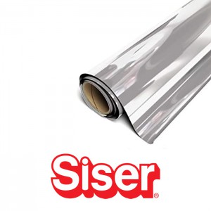 METAL SISER - Flex Thermocollant - SILVER - la feuille de 50,8cmx30cm
