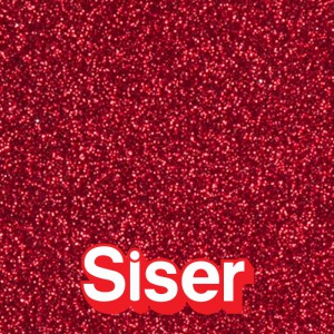 Glitter SISER - Flex Thermocollant - RED