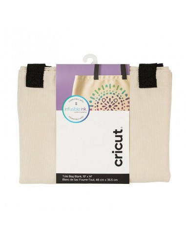 CRICUT - TOTE BAG TISSU NATUREL 48x35,5 CM compatible sublimation / infusible ink