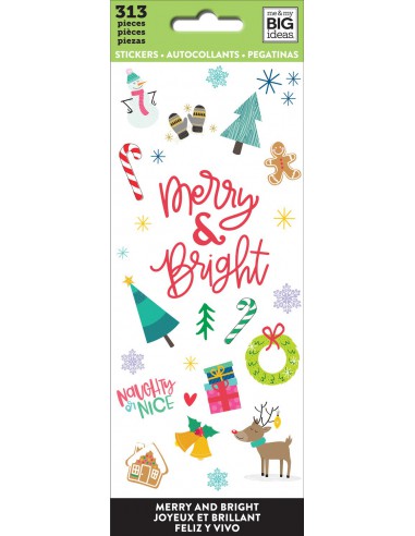 Bloc de 313 Stickers - Merry & Bright