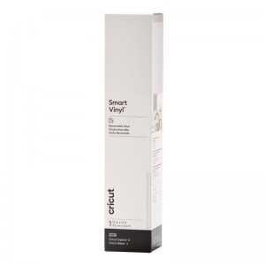 CRICUT SMART VINYLE AMOVIBLE 33X640CM 1 FEUILLE BLANC