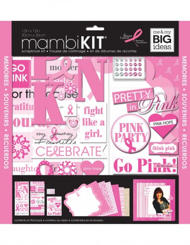 KIT DE SCRAPBOOKING - SOUVENIRS - Pretty in Pink Page Kit