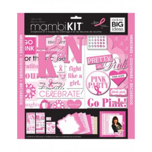 KIT DE SCRAPBOOKING - SOUVENIRS - Pretty in Pink Page Kit