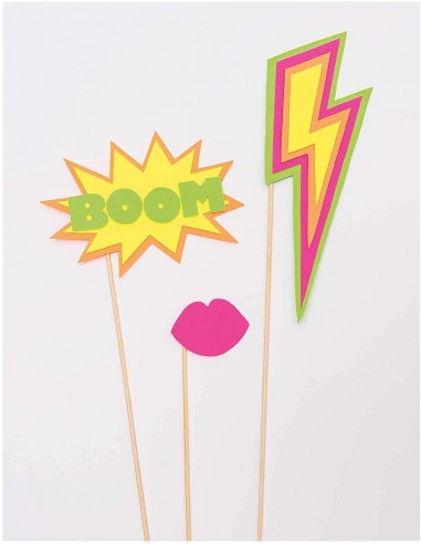 CAOUTCHOUC mousse SOUPLE 8 Feuilles 2mm - 20X30cm - fluo