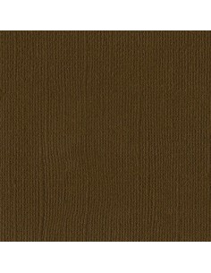 Papier cardstock scrap, 216g/m2, 30,5x30,5cm brun foncé