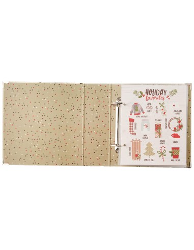 album photo style classeur - noel : Merry & Bright  SN@P! Holiday Binder