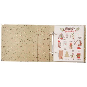 album photo style classeur - noel : Merry & Bright  SN@P! Holiday Binder