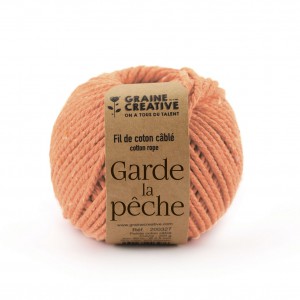 Pelote coton câblé PÊCHE 2,5mm - 200g / 80mètres