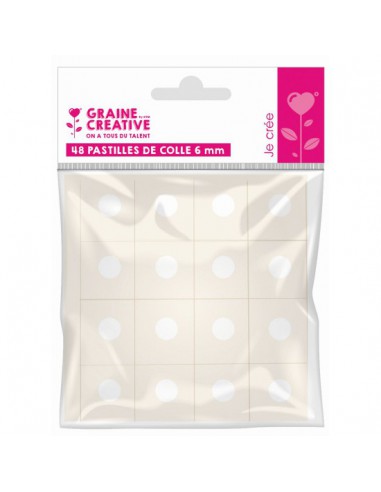 48 pastille de colle - glue dot 6mm