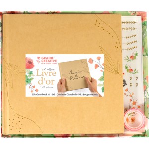 Coffret livre d'or - mariage et évènements