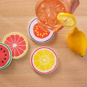 CRICUT EXPLORE/MAKER - 4 SOUS-VERRE ROND CERAMIQUE 9,1 cm INFUSIBLE INK