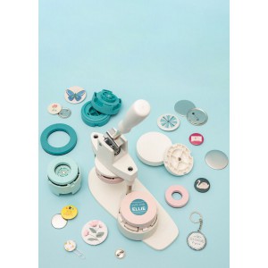 Button press kit - outil pour créer badges, boutons, miroirs, porte-clé,...