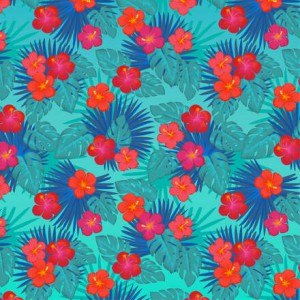 CRICUT- 2 F. TRANSFERT INFUSIBLE INK 30,5X30,5 cm FLEURS TROPICALES
