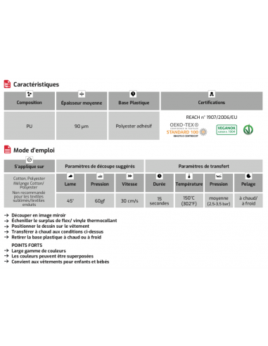 EasyWeed SISER - Flex Thermocollant - CASHEW