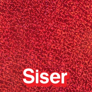 Holographic SISER - Flex Thermocollant - RED