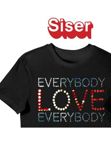 Holographic SISER - Flex Thermocollant - SILVER - la feuille de 50,8cmx30cm