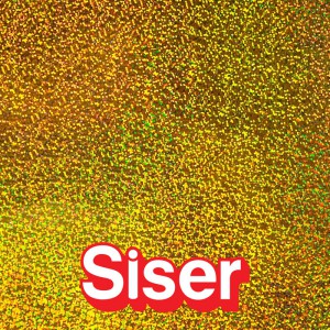 Holographic SISER - Flex Thermocollant - GOLD