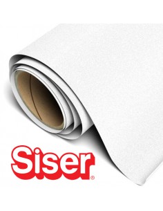 Stripflock Pro SISER - Flex Thermocollant velours - BLANC - WHITE / le mètre