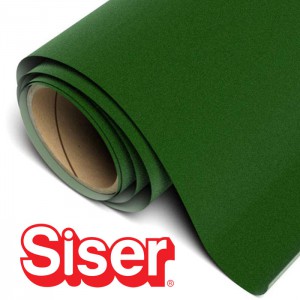 Stripflock Pro SISER - Flex Thermocollant velours - GREEN / le mètre