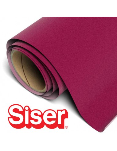 Stripflock Pro SISER - Flex Thermocollant velours - FUSCHIA / le mètre