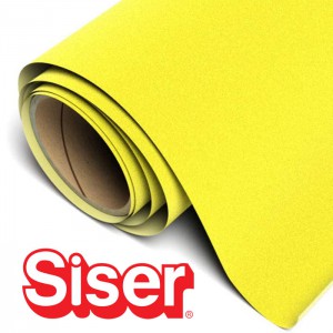 Stripflock Pro SISER - Flex Thermocollant velours - LEMON / le mètre