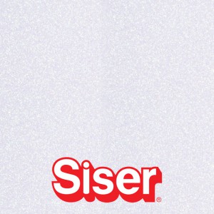 Glitter SISER - Flex Thermocollant - RAINBOW WHITE