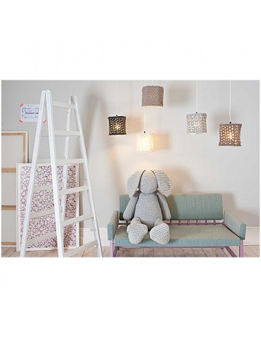 ANNEAU DE METAL - blanc 25cm