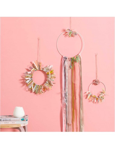 ANNEAU DE METAL - blanc 25cm