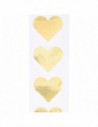 120 stickers cœur holographique