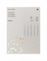 Bloc carton gris foil or, argent, rose gold, holo - 20 feuilles 250g