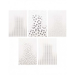Bloc cardstock RAYURE - foil or, argent,holo, rose gold - 20 feuilles 270g