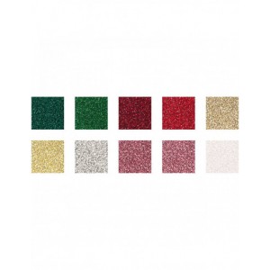 Bloc cardstock pailleté - NOSTALGIC - 10 feuilles 180g