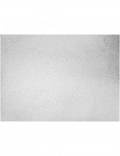 Carton pailleté ARGENT 50 X70cm