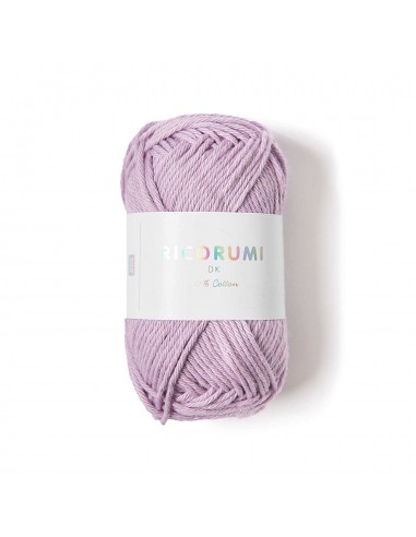 Fil RICORUMI DK 100% coton -  LILAS CLAIR / 017