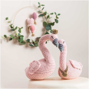 Fil RICORUMI DK 100% coton - FLUO / Rose - 002