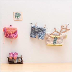 Fil RICORUMI DK 100% coton - FLUO / Rose - 002